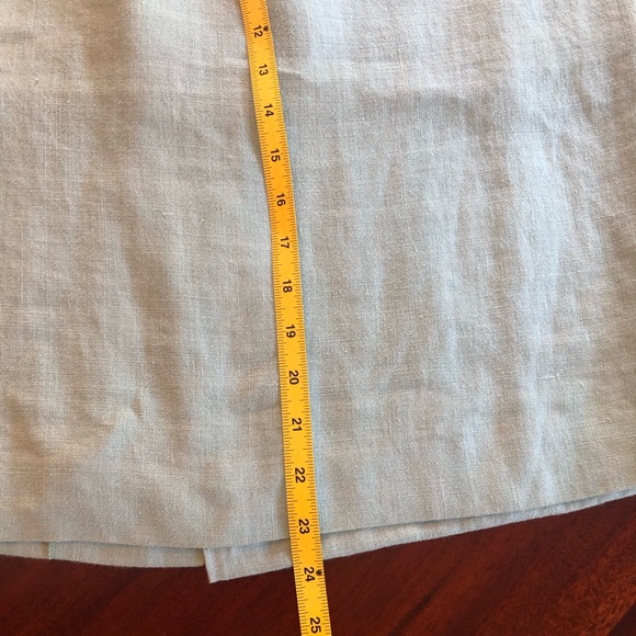 French linen skirt with full lining - Picture 4 of 10